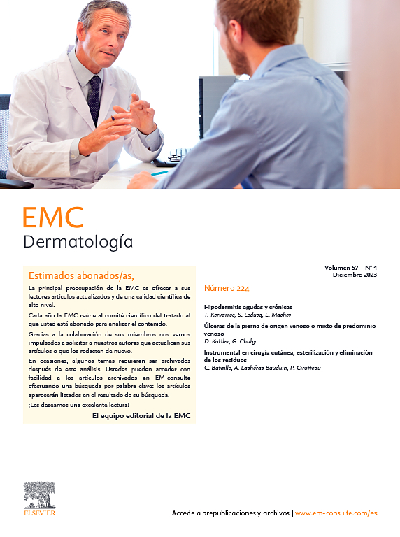 Go to journal home page - EMC - Dermatología